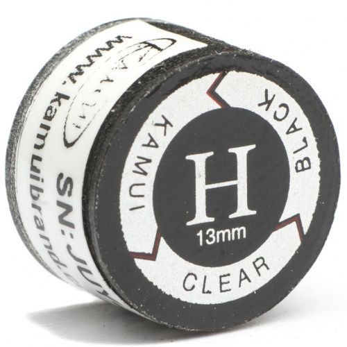 Наклейка для кия «Kamui Clear Black» (H)13 мм